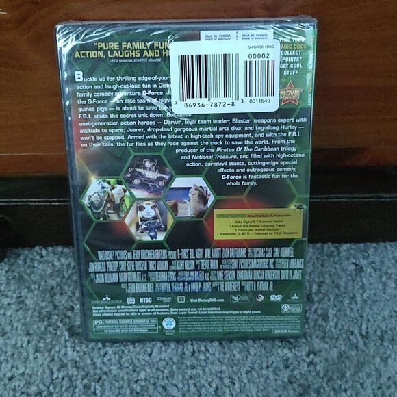 Walt Disney G-Force DVD movie 2009 DVD Release NEW Sealed Guinea pigs - Picture 2 of 4